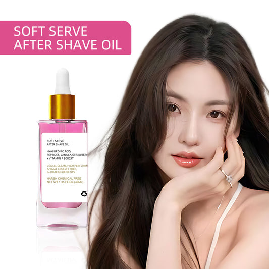 Soft Serve After Shave Aftershave Oil - Strawberry & Vanilla Scent